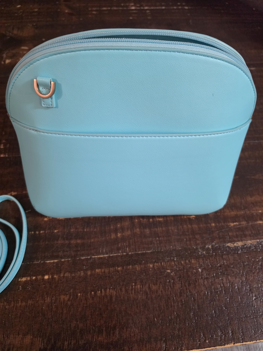 Corkcicle Small Crossbody Insulated Bag in Aqua Blue - Picture 4 of 6